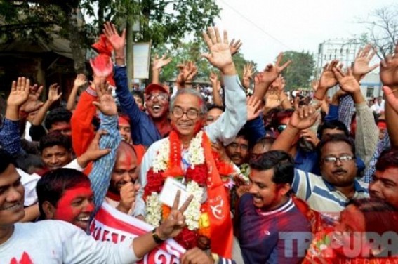 Left Front triumphs the civic polls across the state, wins 291 among 310 seats